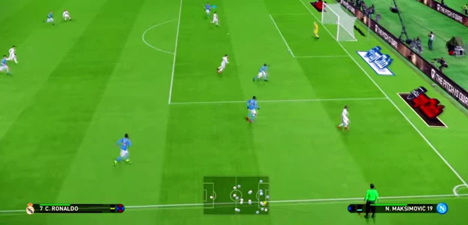 pes 2017 magnifique reprise de volet de cristiano ronaldo