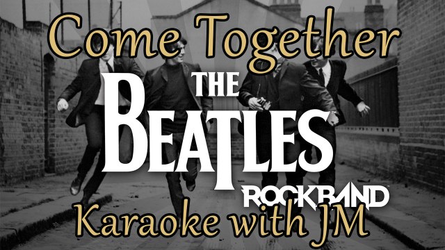 Come Together by The Beatles - Karaoke with JM