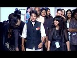 Jyotiraditya Scindia walks on ramp to promote chanderi weaves at India Fashion Week | Oneindia News