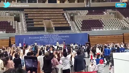 Watch: Duterte sings 'ikaw'