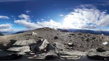 Experience the mountain summit of Jasper Alberta in 360-degree video Canada