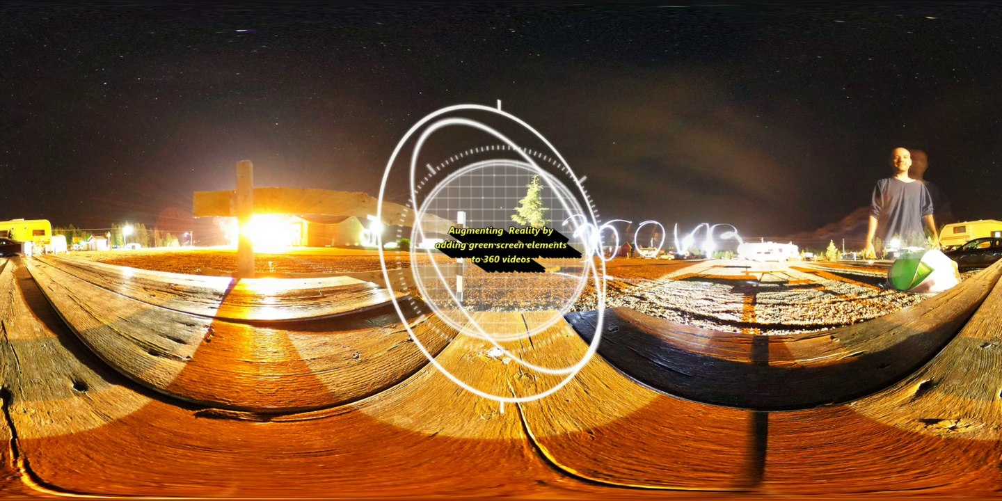 Tutorial #7 How to add green screen effects into 360 videos for VR viewing