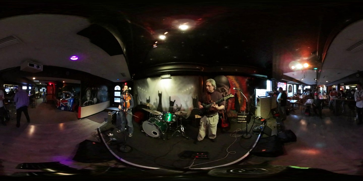 4k 360 jazz duet music video for viewing in Vir...