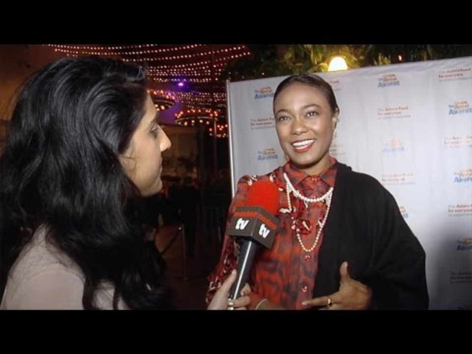 Tatyana Ali Red Carpet Interview "Looking Ahead Awards 2015"