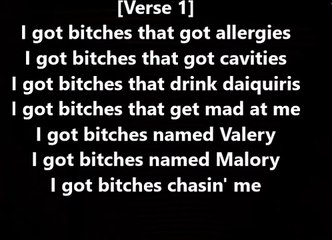 Ugly God - I Got Bitches (Lyrics)