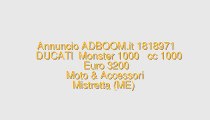 DUCATI  Monster 1000   cc 1000