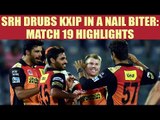 IPL 10: SRH thrashes KXIP in nail biter, Match 19 HIGHLIGHTS | Oneindia News