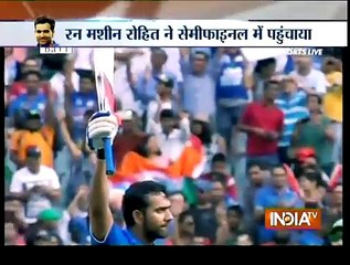 Cricket World Cup 2015_ Rohit Sharma's Ton Helps Team India to Seal Birth in Semi-finals - India TV