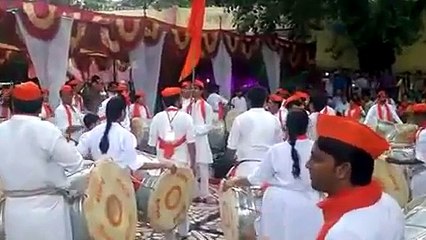 Swarajya Garjana Dhol Tasha Pathak Nagpur 2017 @Tekadi Ganpati -
