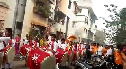 Utsav dhol tasha pathak @gharkul sai palkhi, kharghar - 2017