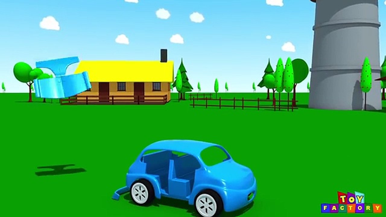 Blue Car Race With Other Truck Watch Special Episode Cartoon