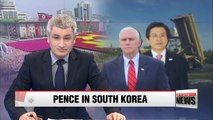 U.S. Vice President Pence to hold talks with S. Korea's acting president over THAAD, N. Korea