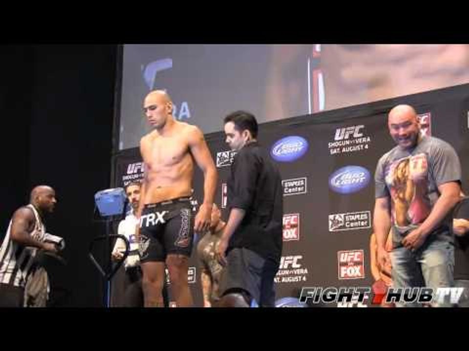 Mauricio "Shogun" Rua vs. Brandon Vera Full weigh in (HD)