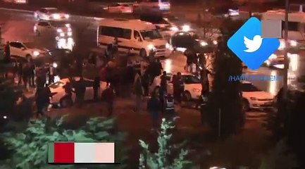 AKP KONVOYUNA SALDIRI