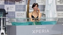 東京ゲームショー2015 XPERIAブース　お風呂入浴シーン