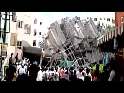 Bengaluru 7-storey under construction building collapses, many trapped|Oneindia News