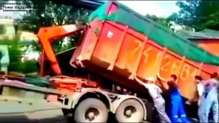 heavy equipment win/fail, excavator accidents caught on tape, truck pulls gone bad compila