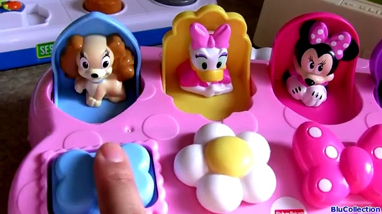Disney Baby Popup Pals Surprise Mickey Minnie Goofy Donald Daisy Pluto Dumbo Poppin' Toy