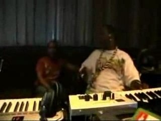 Busta Rhymes and Timbaland in the studio
