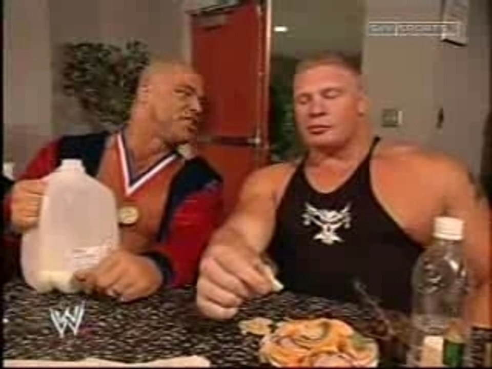 Brock Lesnar & Kurt Angle xD