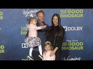 Ian Ziering and Family "The Good Dinosaur" World Premiere in Los Angeles