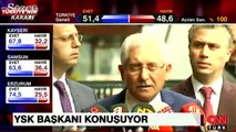 YSK başkanı Sadi Güven'den açıklama