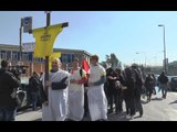 Napoli - Call center, la Via Crucis dei lavoratori Gepin (17.03.17)