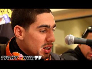 Danny Garcia "When was the last time Amir Khan knocked someone out?"