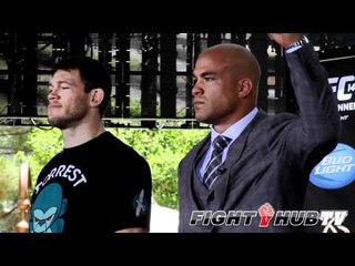 UFC 148: Tito Ortiz vs. Forrest Griffin staredown/ Cote vs. Cung Le