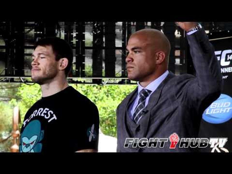 UFC 148: Tito Ortiz vs. Forrest Griffin staredown/ Cote vs. Cung Le