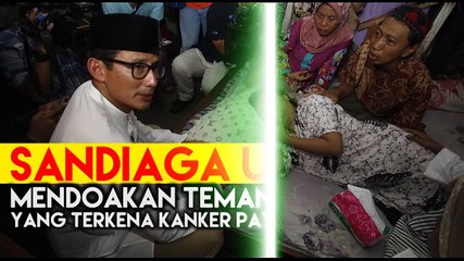 Sandiaga Uno Mendoakan teman SMP yang terkena kanker payudara