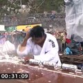 Pakistani martial arts expert crushes 77 drinks cans and a world record with his elbow