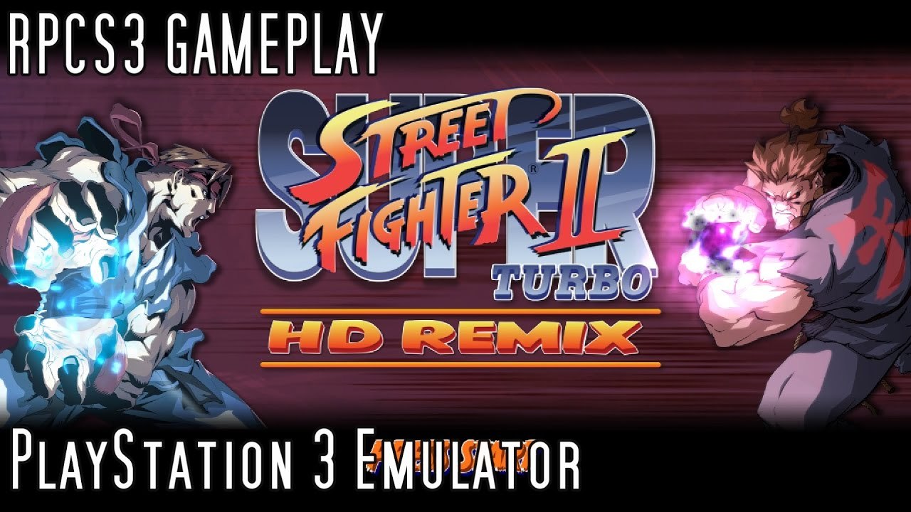 (RPCS3)PS3 Emulator Street Fighter 2 Turbo HD Gameplay 2017