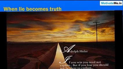 Adolf Hitler's quote on life