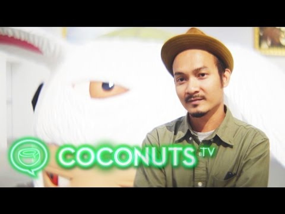 Bangkok street artist Alex Face's ALIVE exhibition | Coconuts TV