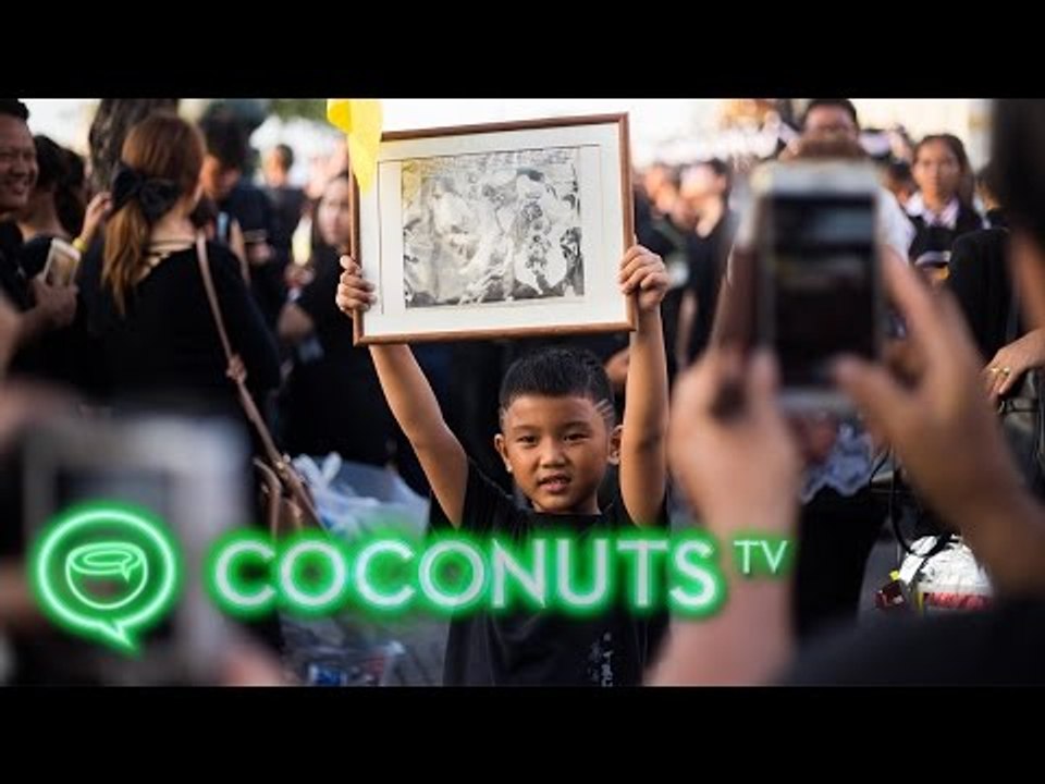 Thailand's King Bhumibol funeral procession vox pop | Coconuts TV