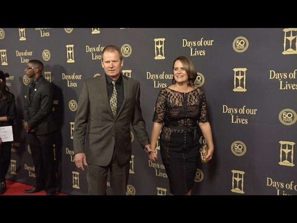 Lisa Trusel & David Wallace Red Carpet Style at Days of Our Lives 50 Anniversary Party