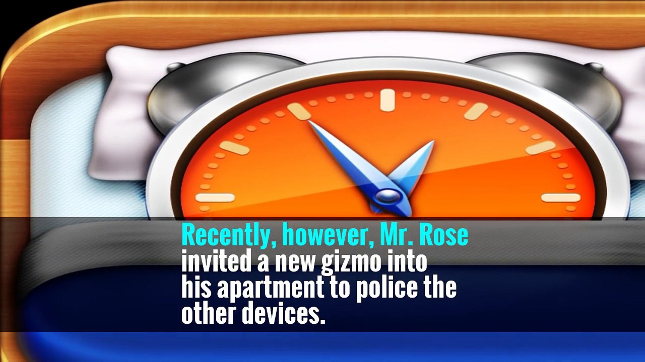 Mr. Rose lives with a collection of interactive furniture and animated objects, like Alexa by Amazon and Personal Assistant by Google and Aura, a sleep tracker and alarm clock by Withings