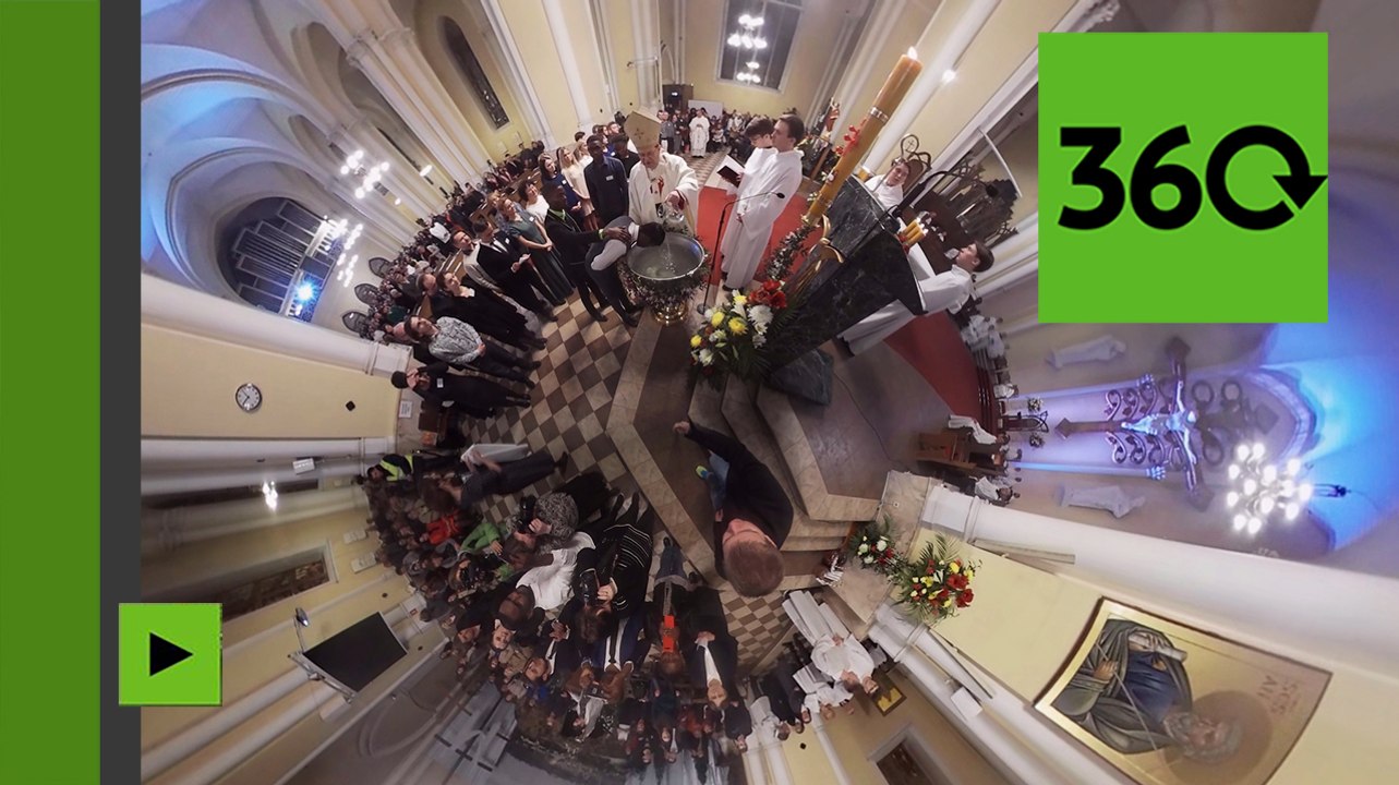 Orthodoxes et catholiques célèbrent la fête de Pâques à Moscou