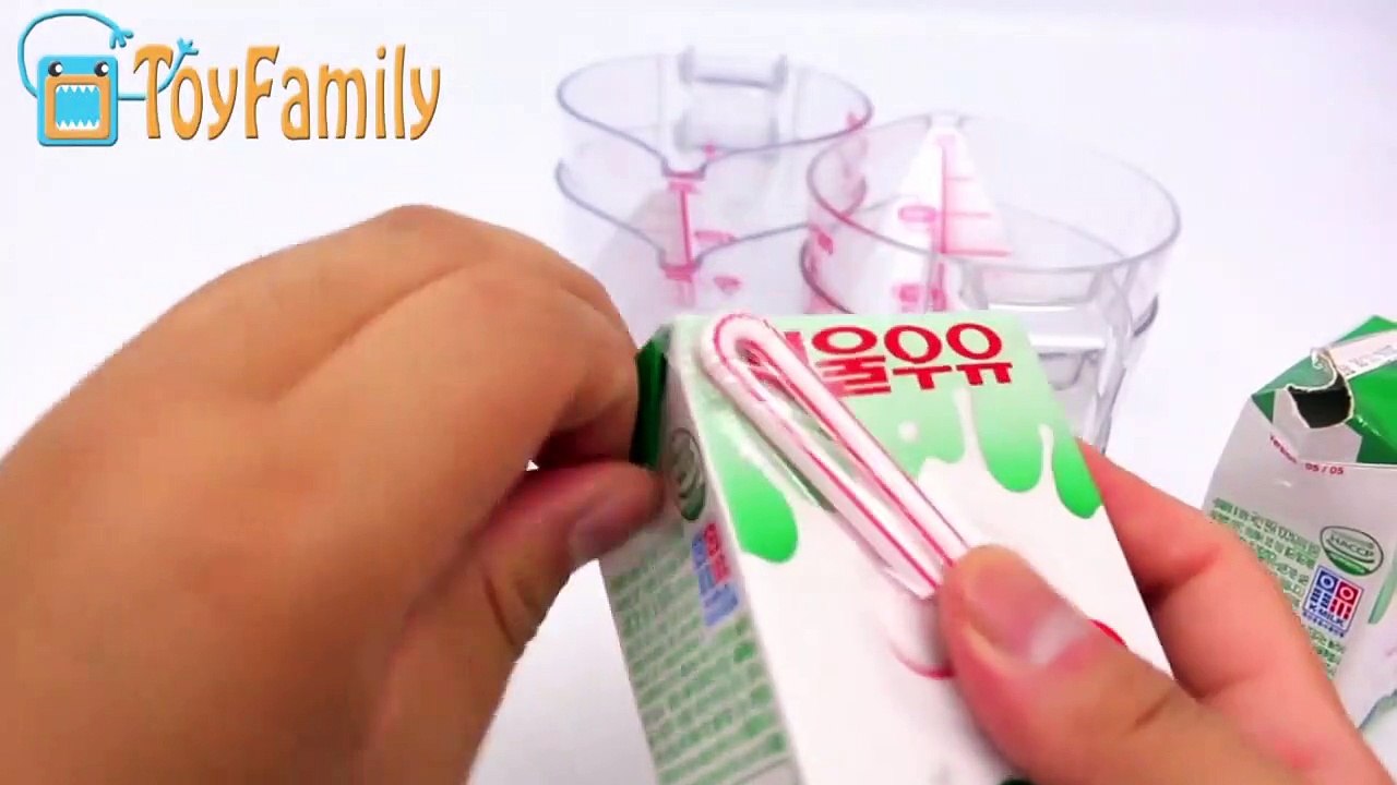 DIY How to Make 'Colors Milk Stick Ice Cream' Jelly monster Play