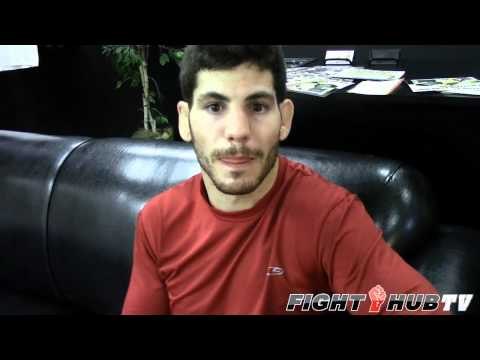 Jared Papazian (Dustin Pague) weakness is his ground; I see myself finishing this fight