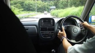 プレオRS 5速マニュアル　高速道路～峠へ