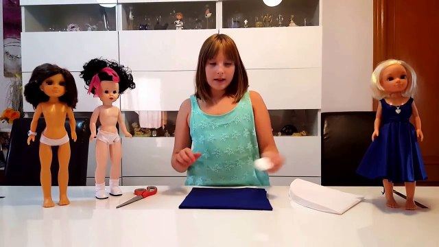 TUTORIAL DE COMO HACER VESTIDO DE MUÑECA NANCY FÁCIL Y SIN COSTURAS! [DIY]