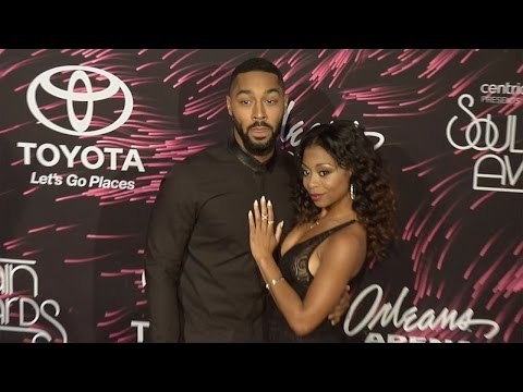 Bresha Webb & Tone Bell Soul Train Awards 2015 Red Carpet