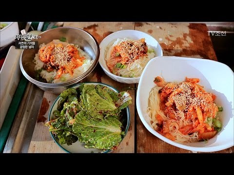 자연에서 먹는 먹음직스런 ‘김치국수’ [자연愛산다] 1회 20170411