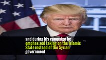 Mr. Trump urged the Obama administration to stay out of the Syrian civil war,