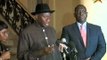 Propos du Président  Nigérian en visite à Dakar