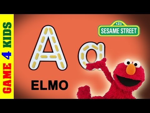 Elmo Loves ABCs - Learn to write Alphbet ABC with Elmo from Sesame Street.