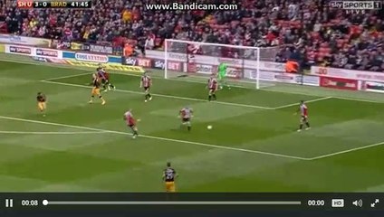 Clarke   GOAL HD 3-0 Sheffield Utd VS Bratford 17-04-2017