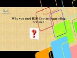 B2B Contact Appending Services - B2B Email Experts